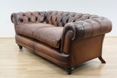 Chatsworth Grand Chesterfield Sofa Hand Antique,Bangkok Leather